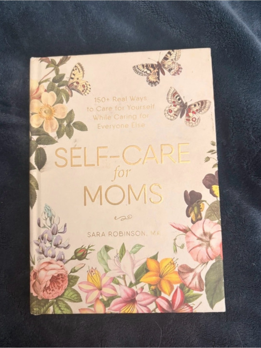 Self-Care for Moms by - Cream Floral Cover